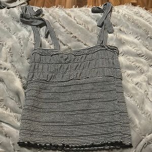 Tank top striped shirt